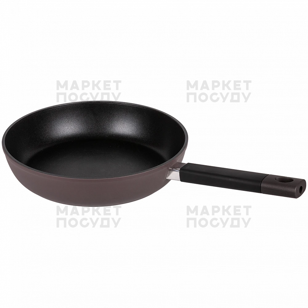 Сковорода універсальна Maxmark Nano Qartz 28 см алюмінієва темно-сіра (MK-PR7528), Діаметр: 28, фото 