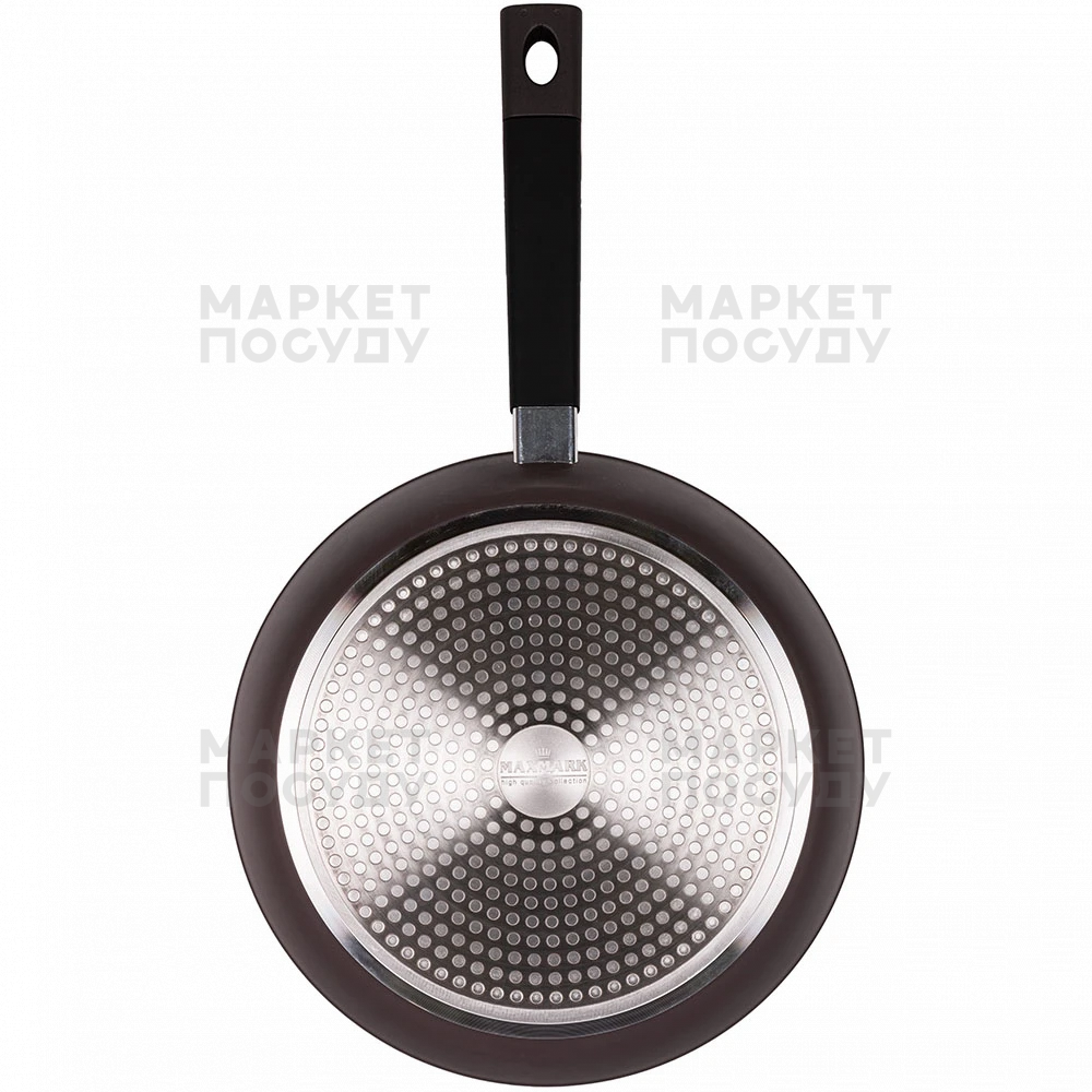 Сковорода універсальна Maxmark Nano Qartz 28 см алюмінієва темно-сіра (MK-PR7528), Діаметр: 28, фото _ab__is.image_number.default