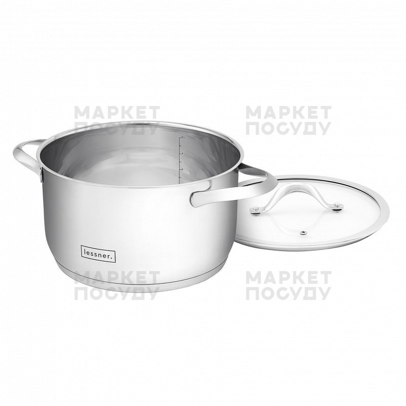 Каструля Lessner сіра з нержавіючої сталі 1.6 л (55877-16), фото _ab__is.image_number.default