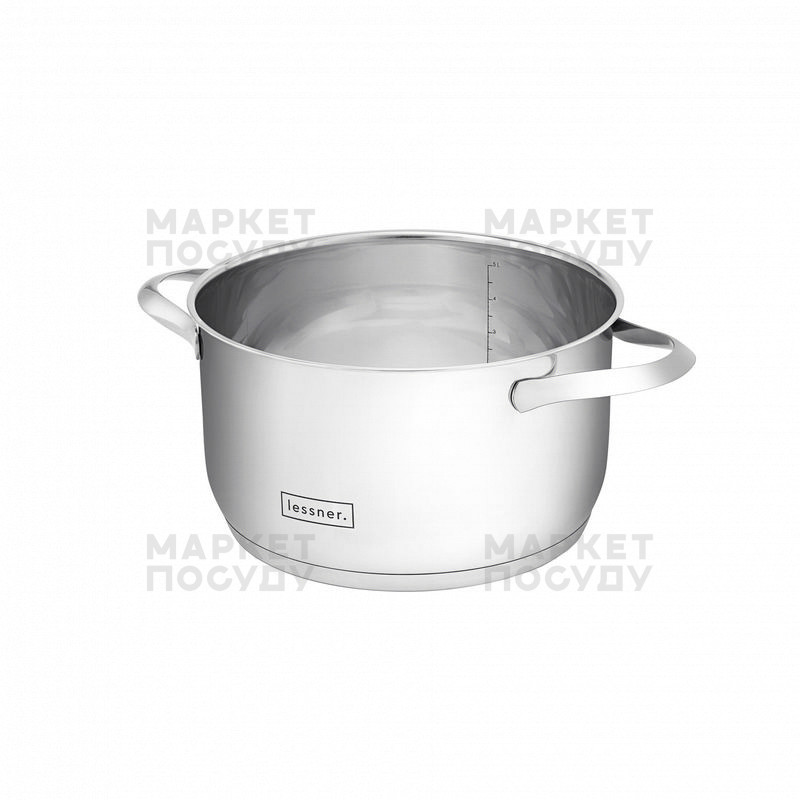 Каструля Lessner сіра з нержавіючої сталі 1.6 л (55877-16), фото _ab__is.image_number.default
