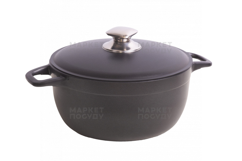 Каструля Talko Веста чорна алюмінієва 4 л (A3004), фото 